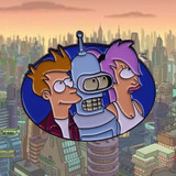 Fry, Bender And Leela Enamel Pin