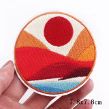 Rising Sun Embroidered Patch