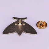 No Face Moth Enamel Pin