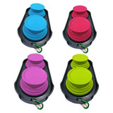 Pet Food and Water Feeding Portable Bowl for Outdoor Travel