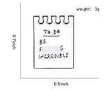 To Do List Enamel Pin
