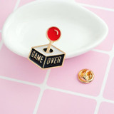 Game Over Enamel Pin