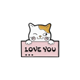 Cats Love Enamel Pins