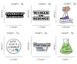 Science Is Cool Enamel Pins