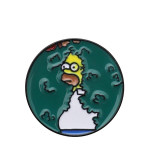 Homer In The Bushes Iconic Simpsons Enamel Pin