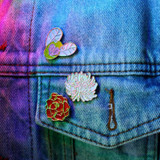 Red Rose Enamel Pin