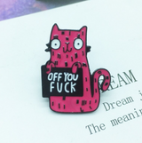 Off You F#ck Enamel Pin