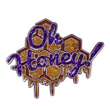 Oh Honey Enamel Pin