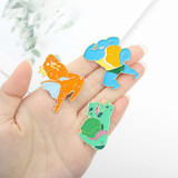Buff Pokemon Enamel Pins
