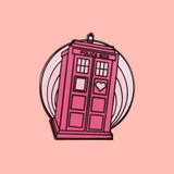 Doctor Who Pink Tardis Time Machine Enamel Pin