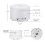 EssentialX Air Purifier LED Aromatherapy Diffuser Humidifier with Remote Control
