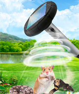 SolarGardenX Snake Repellent Mouse Mole Rat Deterrent for Garden Lawn 2-Pack