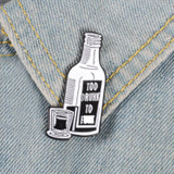 Too Drunk To F#ck Enamel Pin