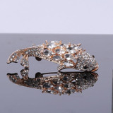 Rhinestone Koi Fish Brooch