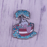 Cute Dumbo Spraying Water Enamel Pin