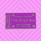 The Knight Bus Ticket Enamel Pin