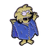 Drunk Lisa Enamel Pin