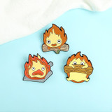 Calcifer Fire Demon Enamel Pins