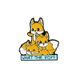 Fox Quotations Enamel Pins