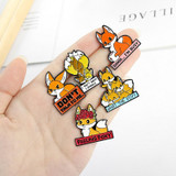 Fox Quotations Enamel Pins