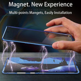 Two Side Tempered Glass Magnetic Adsorption Phone Case for Samsung