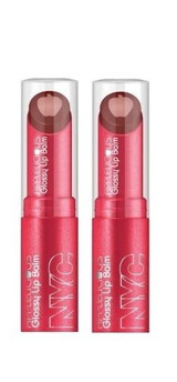 Lot Of 2 - Nyc New York Color Applelicious Glossy Lip Balm Chocolate Apple 352