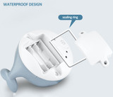 Sprinkler Whale Bath Toy With LED Lights