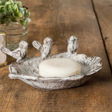 Three Singing Birds Iron Soap Dish - Box of 2
