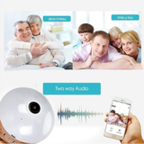 WiFi Light Bulb Security Camera