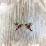 Hummingbird Tassel Earrings