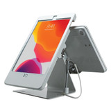 Cta Digital Security Dual-tablet Kiosk Stand For Ipad Air 3 Ipad Pro 10.5 And Ipad Gen 7 (white)