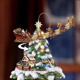 Wonderland Express-Christmas Tree Rotating Sculpture Train