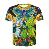 Curated by VV - RIck and Morty 3D T-Shirt (various designs) (FREE SHIPPING)
