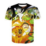 Curated by VV - RIck and Morty 3D T-Shirt (various designs) (FREE SHIPPING)