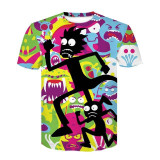 Curated by VV - RIck and Morty 3D T-Shirt (various designs) (FREE SHIPPING)