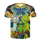 Curated by VV - RIck and Morty 3D T-Shirt (various designs) (FREE SHIPPING)