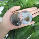 Agate Crescent Moon Stone