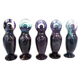 Purple Fluorite Gaia Goddess Stone, 3" Tall