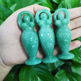 Green Aventurine Gaia Goddess Stone