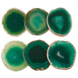 Agate Slice Crystal Set