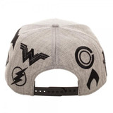 Justice League Embroidered Acrylic Wool Snapback
