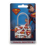 DC Comics Superman Logo TSA Approved Travel Combination Cable Luggage Lock for Suitcase Baggage