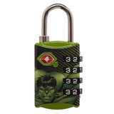 Marvel Comics Hulk Graphic Design TSA Approved Travel Combination Luggage Lock for Suitcase Baggage