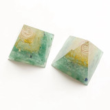 Green Aventurine Orgonite Pyramid | Large