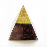 Tiger Eye Orgonite Pyramid | Large