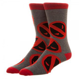 Marvel Deadpool Large All Over Print Crew Socks