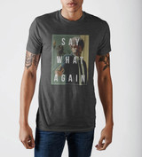 Say What Adult Charcoal T-Shirt