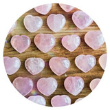 Rose Quartz Large Heart Stone