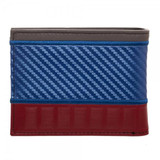 Marvel Captain America Carbon Fiber Bi-Fold Wallet