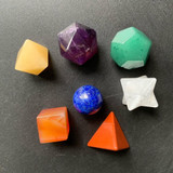 Platonic Solid Chakra Stone